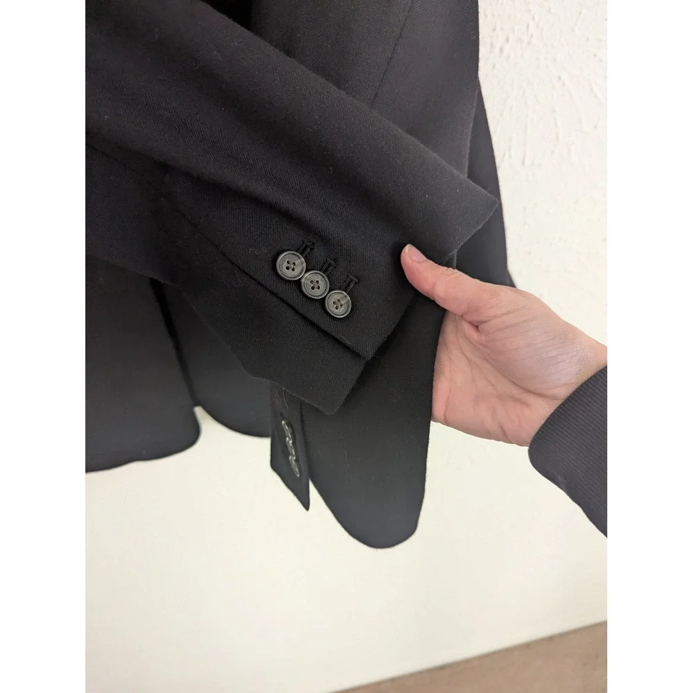 J.Crew Parke blazer size 20 black wool tailored‎ classic workwear